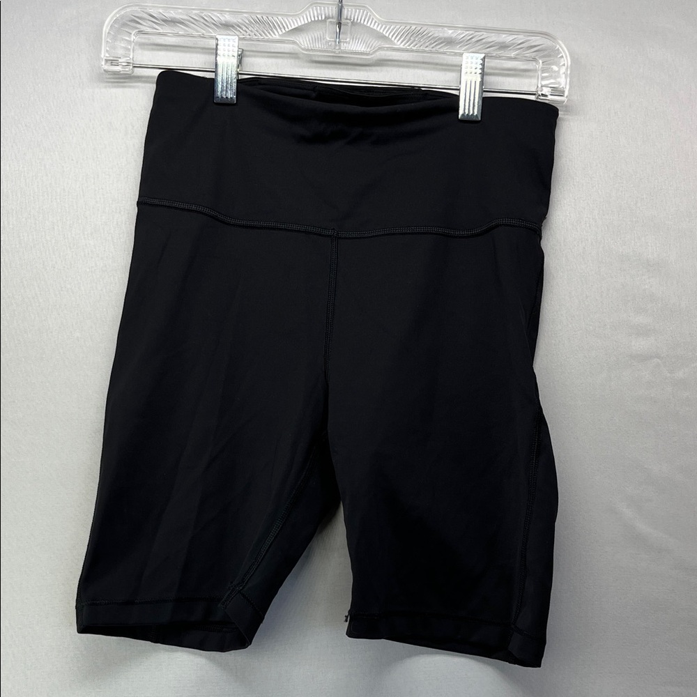 Athleta Black Women's‎ 7 “ ultimate stash pocket  Bike Shorts